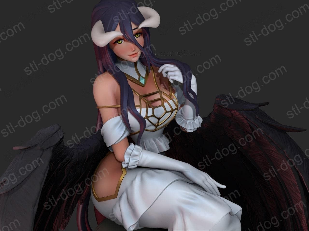 Overlord 雅儿贝德 魅魔 3D打印图纸